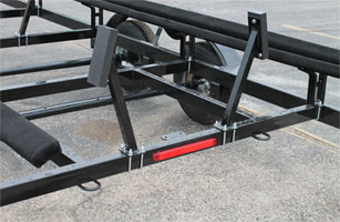 Mounting Pontoon Trailer Load Guides